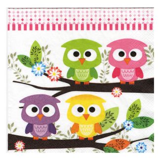 Servilleta Pájaros 30