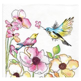 Servilleta Pájaros 40
