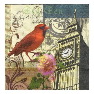 Servilleta Pájaros 07