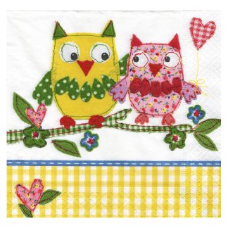 Servilleta Pájaros 08