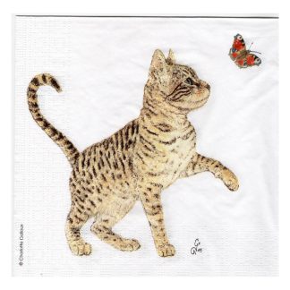 Servilleta Gatos 08