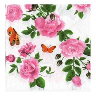 Servilleta Flores Pequeñas 120
