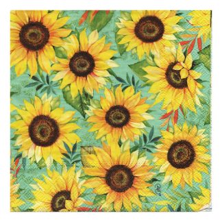 Servilleta Flores Amarillas 02