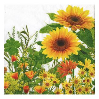 Servilleta Flores Amarillas 04