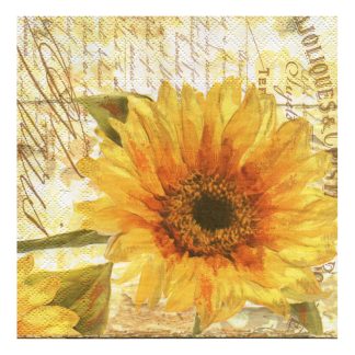 Servilleta Flores Amarillas 09