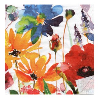 Servilleta Flores Grandes 21