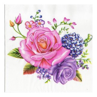 Servilleta Flores Grandes 27