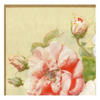 Servilleta Flores Grandes 34