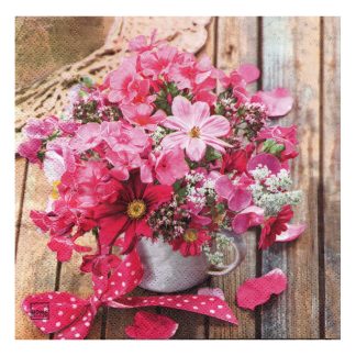 Servilleta Flores Grandes 38