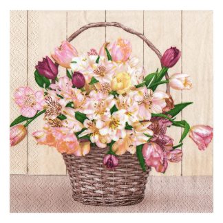 Servilleta Flores Grandes 48