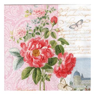 Servilleta Flores Grandes 54