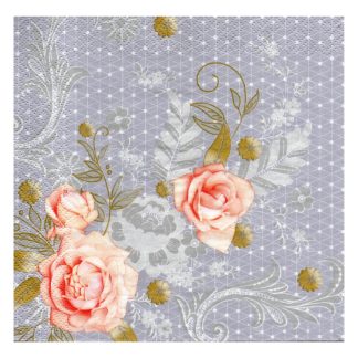 Servilleta Flores Grandes 55