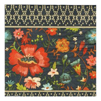Servilleta Flores Grandes 06